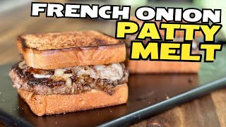 Combining TWO CLASSICS - The French Onion Burger and the Patty Melt - NEW Griddle Burger IDEA!