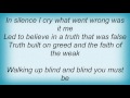 Evergrey - Waking Up Blind Lyrics