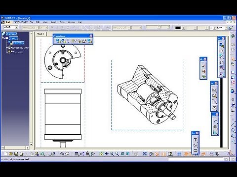 Breakout view Catia v5 Drafting quick basic All about breakout views