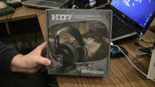 Video thumbnail for PreSonus HD7 Pro Studio Headphones Unboxing & Review by HomeTracks