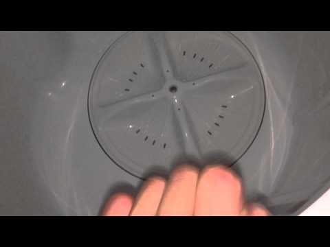 (Performance video) Sharp brand portable washing machine