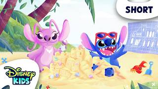Stitch & Angel’s Perfect Summer Day 🏖️☀️🪏 | Celebrate Stitch 626 Day! | @disneykids