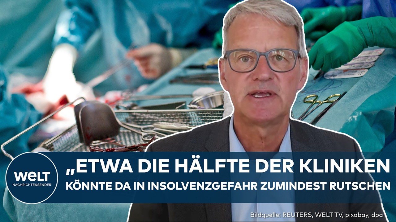 DEUTSCHLAND: Klinik-Schock! Hälfte unserer Krankenhäuser in Gefahr!