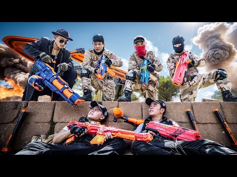 LTT Game Nerf War : SEAL X Team Unstoppable Nerf Guns Battle Against Mystery Opponents!
