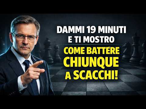 Dammi 19 minuti e ti mostro come battere CHIUNQUE a scacchi!