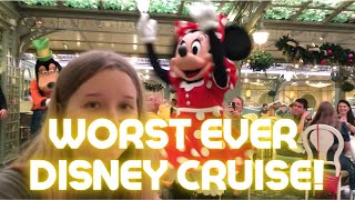 BULLIED and HUNGRY! Disney Cruise - NEVER again!
