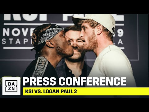 KSI vs. Logan Paul 2: Final Press Conference Stream