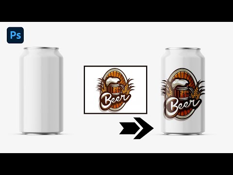 Warp Cylinder in Photoshop / Quick Mockup Tutorial