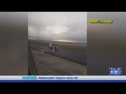 Plane forced to make emergency landing after lightning strike