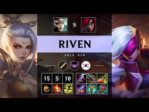 Riven Mid vs Katarina - KR Master Patch 25.S1.3