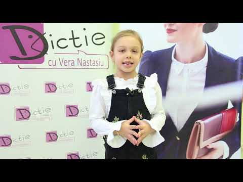 Beatrice Ungureanu - Cursantă la Dicție cu Vera Nastasiu