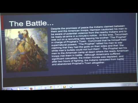 Honors U S Battle of Tippecanoe   Bryce Gawronski