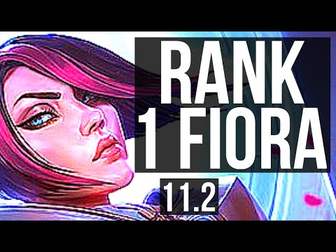 FIORA vs NOCTURNE (TOP) | Rank 1 Fiora, 6/1/6, 300+ games, Rank 20 | KR Challenger | v11.2