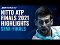 Djokovic vs Zverev & Medvedev vs Ruud | Nitto ATP Finals 2021 Highlights Semi-Finals