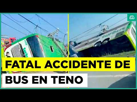 Volcamiento de un bus en la Ruta 5 dejó al menos dos personas fallecidas y 15 lesionados