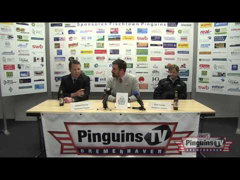 Pressekonferenz Fischtown Pinguins vs. Bietigheim Steelers 4:3 vom 19.04.2015