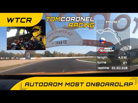 Most (Czechia) onboardlap by Tom Coronel (WTCR) - New track in 33 years