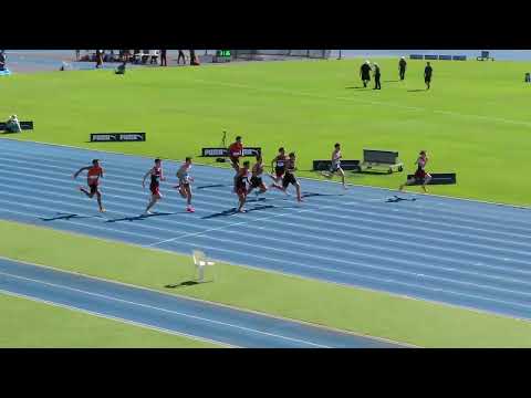 Ht3. 100m U16 Men, 2025 Australian Athletic Championships, Perth 6/04/2025