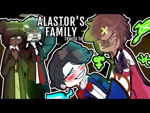 ALASTOR’S FAMILY Hazbin Hotel reacts to MURDERMEDIA // HUMAN VOX X HUMAN ALASTOR 📻👹 Gacha reacts to 