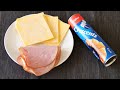 How to make Ham and Cheese Crescent Sandwiches using Pillsbury Crescent Roll?