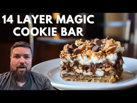 Insane 14-Layer Magic Cookie Bar!! TWICE as good as a 7-layer magic COOKIE BAR!