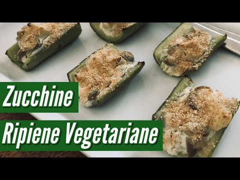 Ricetta Zucchine Ripiene Al Forno Vegetariane