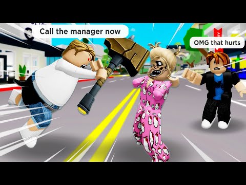 Roblox Brookhaven 🏡 RP - Funny Meme Sketch: KAREN ATTACK