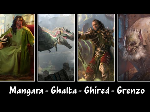 Mangara vs Ghalta vs Ghired vs Grenzo (EDH Gameplay)