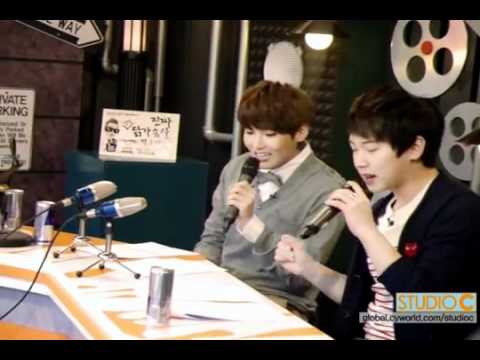 120308 Studio C ep15 Super Junior sungmin Ryeowook behind 2