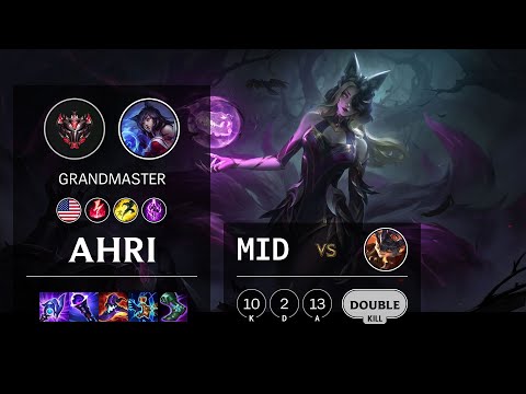 Ahri Mid vs Rumble - NA Grandmaster Patch 11.21