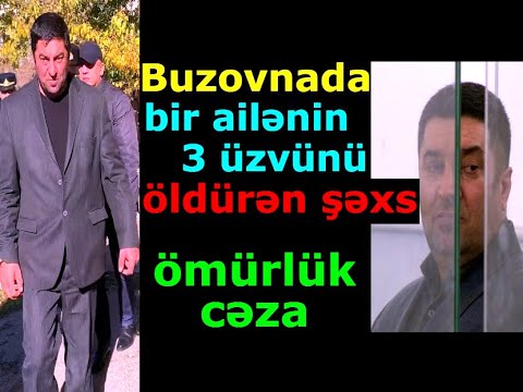 KRİMİNAL(2025)- Cinayət işi №220016035- Buzovnada bir ailənin 3 üzvünü öldürən şəxs