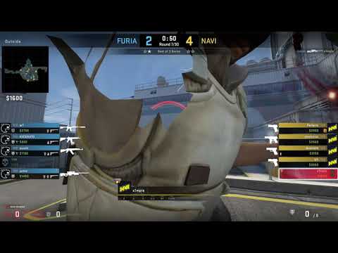 CSGO POV Navi.S1mple vs. Furia @nuke - 30 kills