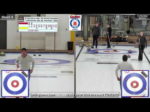 Papley/van Amsterdam vs. Brown/Hodgson - Draw 2 - Curling Stadium Alberta Curling Series Doubles