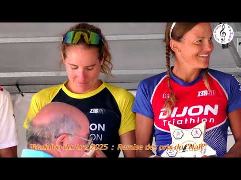 Triathlon du Jura Vouglans 2025 :  remise des prix HALF et discours