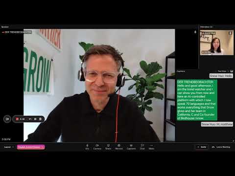 AI-powered voice translation for Chinese, English, and German: Mathias speaks to a global audience