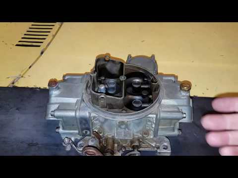 forgotten accelerator pump needle valve in Holley carburetor