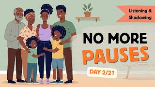 Talking About Family in English — Real Conversation Practice | 21-Day Shadowing Challenge