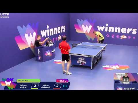 WINners CUP table 2  15.09  Zaitsev Andrei - Syksa Aleksandr  16:00