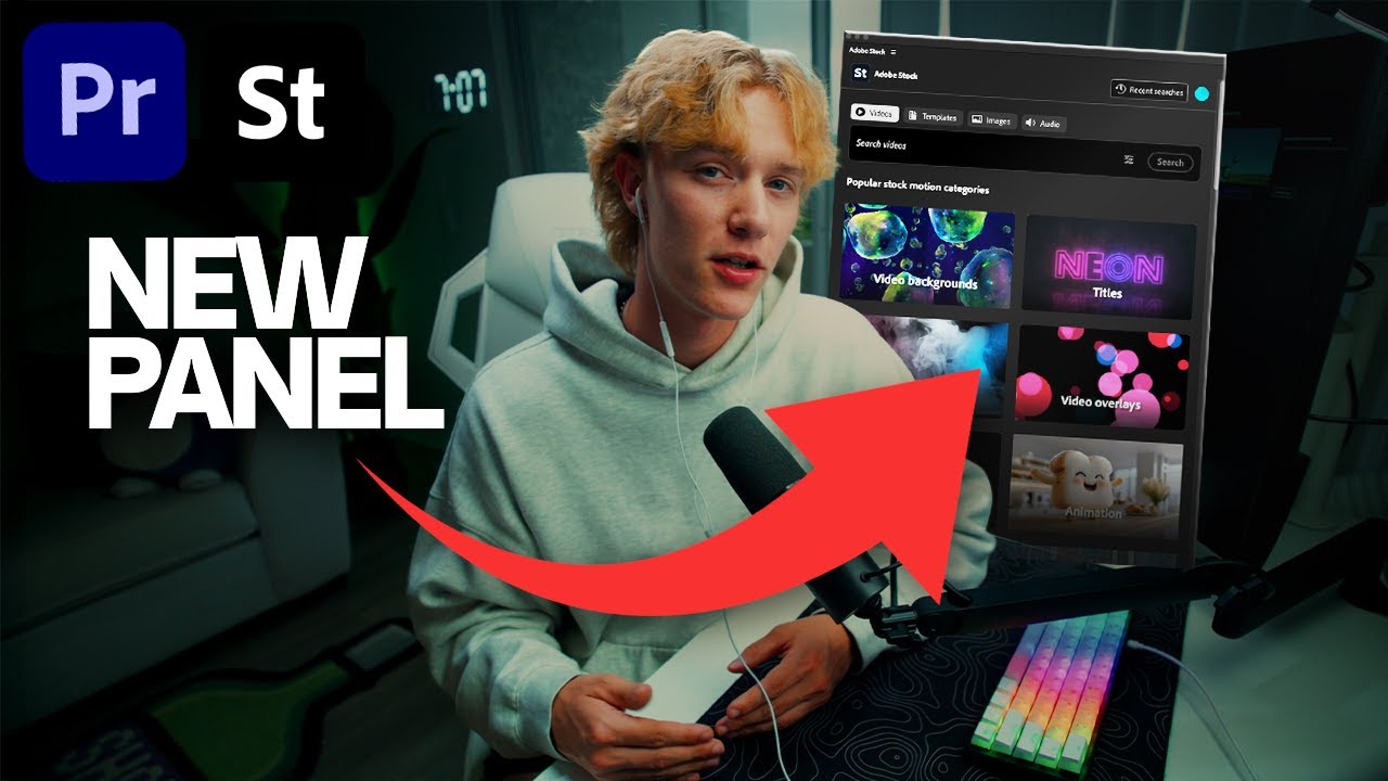 Edit Faster in Premiere with the Adobe Stock Panel (ft. Chris Boustedt) | Adobe Creative Cloud