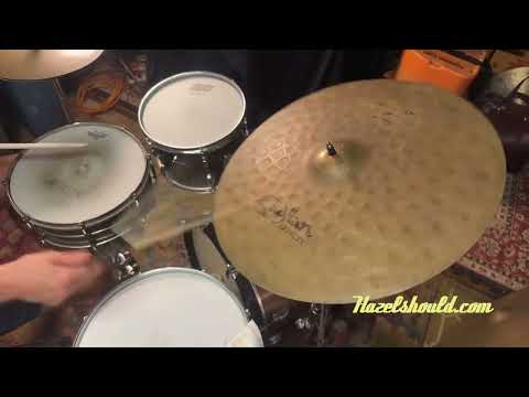 Rare Zildjian EARLY REMIX BREAKBEAT Ride 18” 1558 g K - Like BIG Hammering RADIOHEAD! Dry image 7
