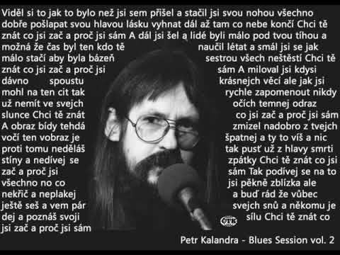 Petr Kalandra - Chci tě znát
