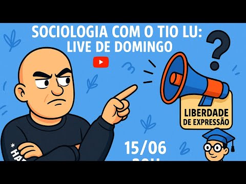 Live de Domingo - Humor e a liberdade de expressão!