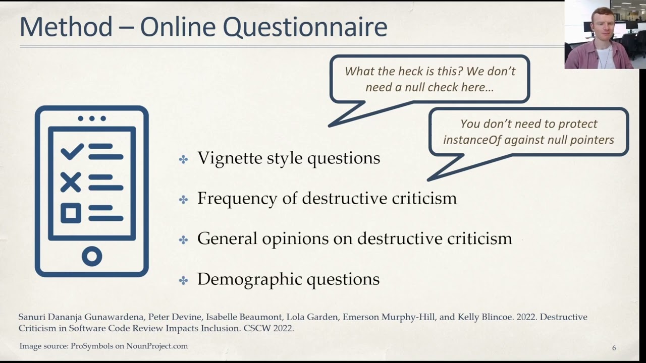 Destructive Criticism in Software Code Review Impacts Inclusion