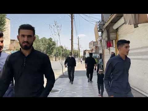 IRAN - Walking tour Kermanshah, Iran 2022 | Iranian Ashura noon 2022 | ظهر عاشورا 1401