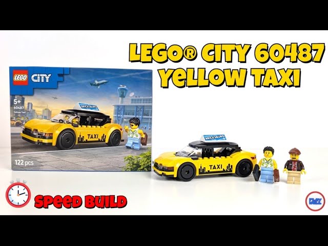 Vídeo relacionado con LEGO City Taxi Amarillo de Juguete - Maqueta de Coche Eléctrico con Techo Desmontable y 2 Minifiguras - Set para la Motricidad Fina - Regalo de Cumpleaños para Niños de 5+ Años - 60487