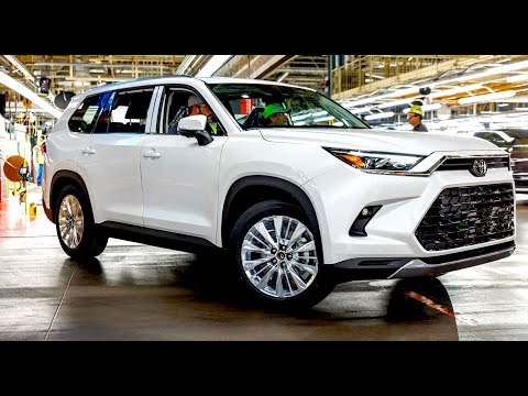 Production new Toyota Grand Highlander in Factory Indiana