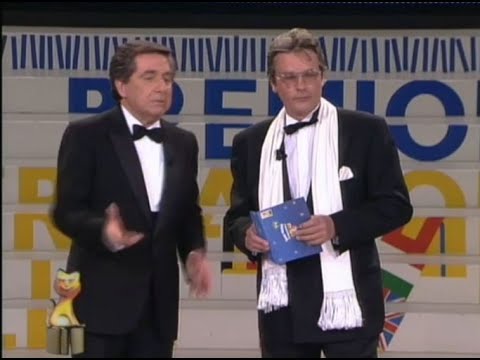 Alain Delon e Corrado Mantoni Telegatti nel 1991