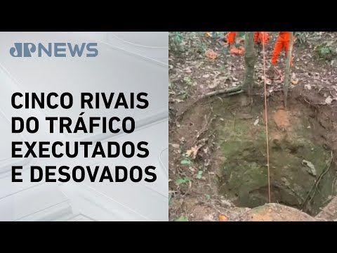 Polícia encontra cemitério clandestino do Comando Vermelho no RJ