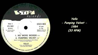 Yello - Pumping Velvet - 1984 (33 RPM)