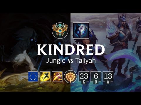 Kindred Jungle vs Taliyah - EUW Challenger Patch 8.20